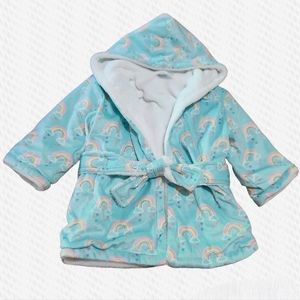 Baby girls bathrobe